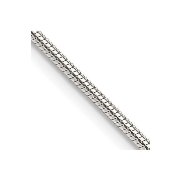 Kazi Luxury Sterling Silver 1.5mm Snake Chain